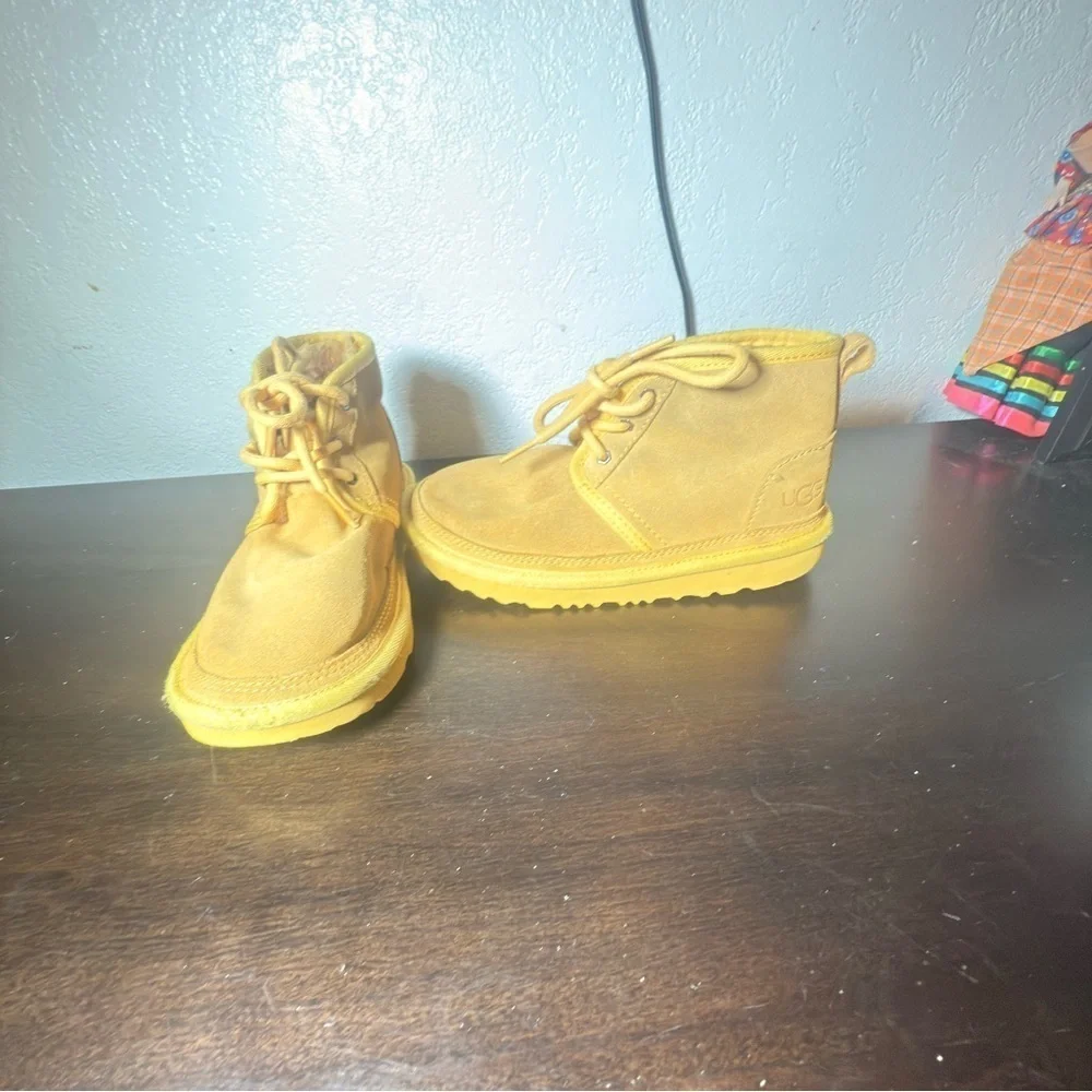 UGG Kids Mustard Yellow Boots